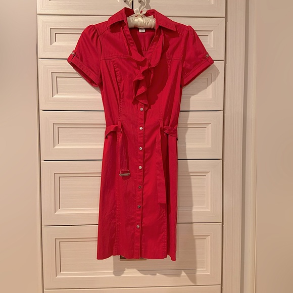 WHBM Red Retro Shift Dress 💃 - Picture 3 of 5